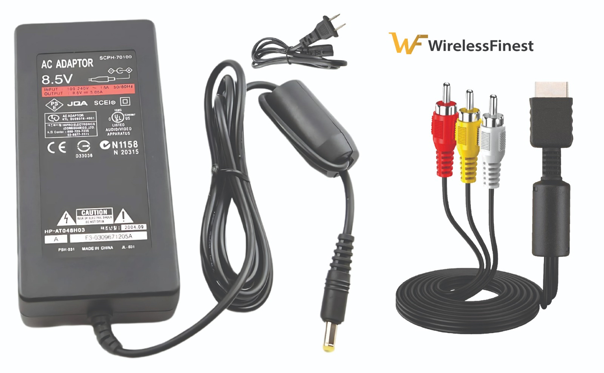 PlayStation2とソフト Amazon.com: Power Supply AC Charger Adapter Cord and AV Cable for